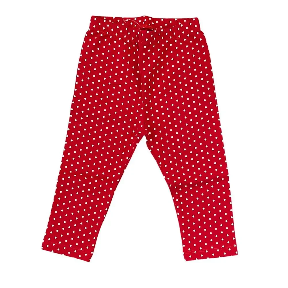 NWT GAP Baby Pink W/Christmas Graphic Bodysuit & Red Dot Leggings